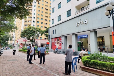 Hà Nội: Phong tỏa tạm thời tòa nhà 17T4 Khu đô thị Trung Hòa - Nhân Chính