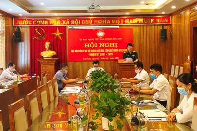 Phòng dịch Covid-19, ứng viên đại biểu HĐND huyện Sóc Sơn tiếp xúc cử tri trực tuyến