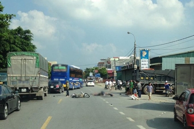 Tai nạn trên Quốc lộ 39 ở Hưng Yên, 3 người tử vong