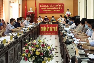 Xây dựng quận Tây Hồ trở thành trung tâm dịch vụ, du lịch, văn hóa của Thủ đô Hà Nội