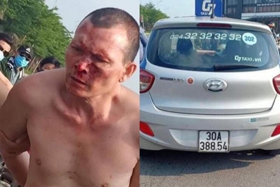 Bắt giữ tên cướp dùng dao đâm trọng thương tài xế taxi ở Khu đô thị Thanh Hà