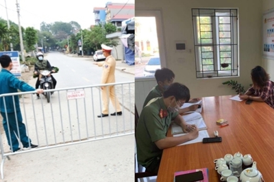 Hà Nội xử phạt hơn 1.200 trường hợp vi phạm trong ngày thứ 13 giãn cách xã hội