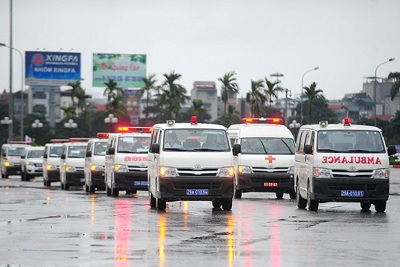 Bộ Y tế điều xe cấp cứu đặc chủng tới Đà Nẵng phục vụ APEC