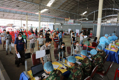 Dịch Covid-19 tại Campuchia hạ nhiệt, Phnom Penh sẽ gần như không còn “Vùng Đỏ”