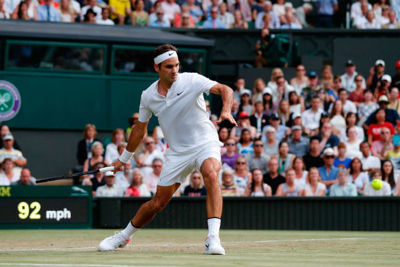Tứ kết Wimbledon: Federer dễ dàng "hủy diệt" Milos Raonic