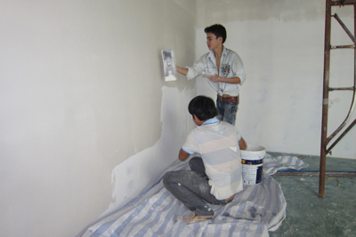 Gạt bỏ tâm lý lo lắng khi sơn tường hỏng