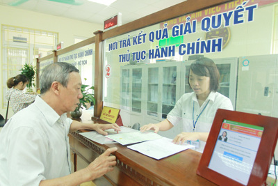 Hà Nội có nhiều đột phá trong cải cách thủ tục hành chính