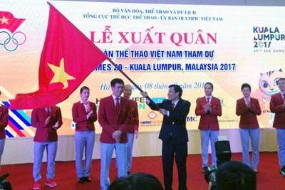 Đoàn thể thao Việt Nam xuất quân chinh phục SEA Games 29