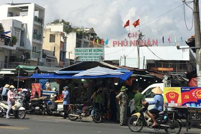 TP Hồ Chí Minh: Phong tỏa tạm thời chợ Phú Nhuận để phòng dịch Covid-19