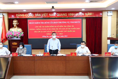 Chủ tịch UBND TP Chu Ngọc Anh: Thực hiện nghiêm các biện pháp phòng dịch để tổ chức tốt kỳ thi vào lớp 10