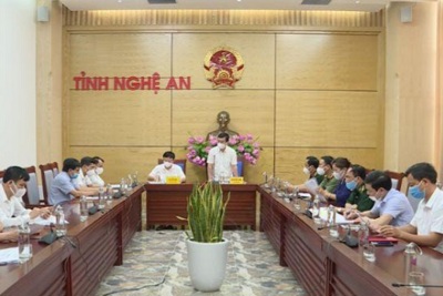 Nghệ An: Tạm dừng các dịch vụ không thiết yếu tại 5 địa bàn giáp tỉnh Hà Tĩnh