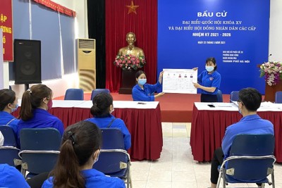 Cử tri trẻ quận Hoàng Mai nắm vững, hiểu sâu, chủ động đi bầu cử