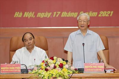 Tổng Bí thư Nguyễn Phú Trọng chủ trì Hội nghị Quân ủy Trung ương lần thứ nhất khóa XI