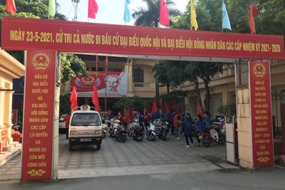 Nam Từ Liêm: “Rõ vai, thuộc bài”, giải quyết kịp thời các tình huống phát sinh tại khu vực bỏ phiếu