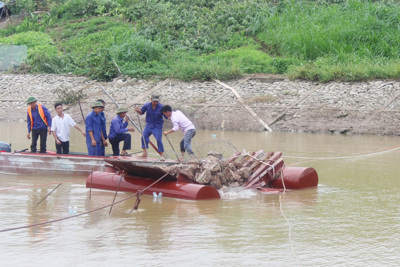 Xuất hiện sự cố tại Cụm công trình phân lũ sông Đáy: Cấp bách phương án xử lý