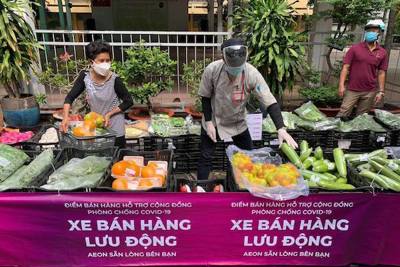 Người dân TP Hồ Chí Minh có thể mua thực phẩm tại 148 điểm bán lưu động