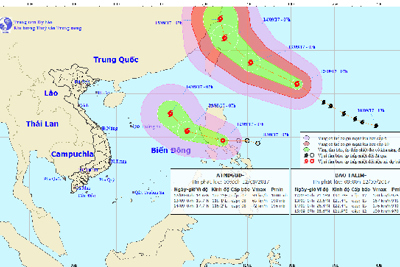 Cập nhật thông tin về cơn bão Doksuri sắp hình thành trên biển Đông
