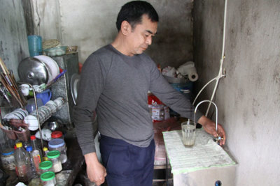 65% hộ dân vùng ảnh hưởng 1.000m từ khu xử lý chất thải Sóc Sơn đã có nước sạch