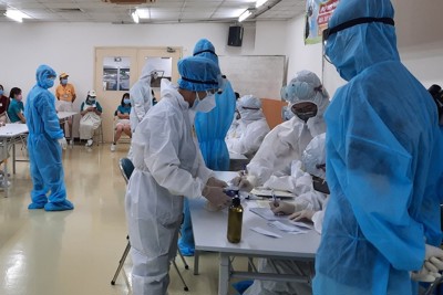 TP Hồ Chí Minh: Phát hiện 48 ca nhiễm trong cộng đồng qua khám sàng lọc tại cơ sở y tế