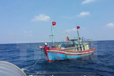 Tàu cá bị lật úp trên đường đi tránh trú bão, 3 ngư dân vẫn mất tích