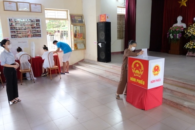 Huyện Sóc Sơn có xã đầu tiên cơ bản hoàn thành bầu cử đại biểu các cấp nhiệm kỳ 2021 - 2026