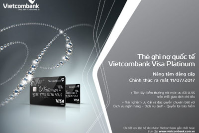 Vietcombank ra mắt thẻ Ghi nợ quốc tế cao cấp Visa Platinum