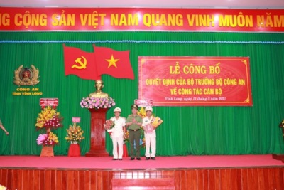 Đại tá Nguyễn Trọng Dũng được bổ nhiệm làm Giám đốc Công an Vĩnh Long