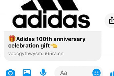 Truy cập link giả mạo Adidas tặng quà, mất tài khoản Facebook
