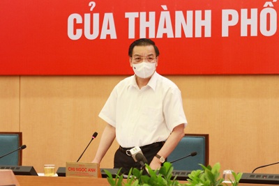 Chủ tịch UBND TP Chu Ngọc Anh: Thực hiện nghiêm Chỉ thị 17 của TP để giảm ca nhiễm ngoài cộng đồng