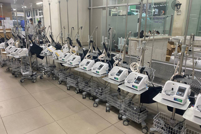 VPBank chi viện khẩn cấp thêm 1.000 máy thở oxy dòng cao  cho “tâm dịch” phía Nam