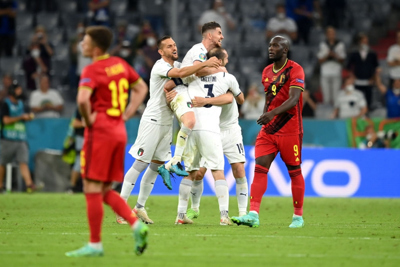 Đánh bại thuyết phục Bỉ ở trận “chung kết sớm”, Italy hẹn Tây Ban Nha ở bán kết EURO 2020