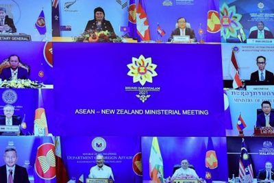 ASEAN bàn thảo với Canada, New Zealand về hợp tác chống Covid-19, bảo đảm an ninh khu vực