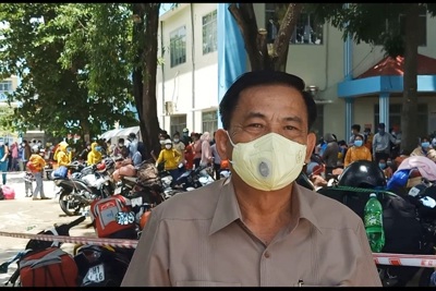 Niềm vui của hơn 1.200 công nhân ở Đồng Nai được về quê tránh dịch