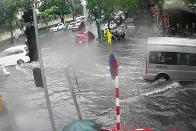 Ứng dụng cảnh báo ngập lụt cho khu vực nội thành Hà Nội