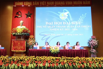 Đồng chí Trịnh Thị Hồng Thủy tái đắc cử Chủ tịch Hội LHPN quận Thanh Xuân