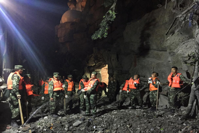 Số người bị thương trong trận động đất tại Tứ Xuyên tiếp tục tăng