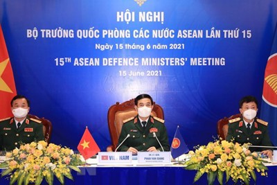 Hội nghị trực tuyến Bộ trưởng Quốc phòng các nước ASEAN lần thứ 15