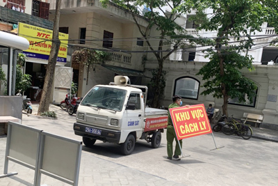 Quận Đống Đa: Dỡ bỏ cách ly tầng 7 tòa nhà 187 Nguyễn Lương Bằng