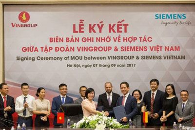 Vingroup và Siemens ký Hợp tác về công nghệ