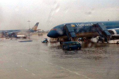 Vietnam Airlines không khai thác 8 chuyến bay do bão số 4