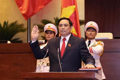 Thủ tướng Chính phủ Phạm Minh Chính tái đắc cử và tuyên thệ trước Quốc hội khóa XV
