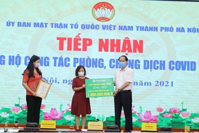 Tập đoàn Phú Thái ủng hộ hơn 2 tỷ đồng phòng, chống dịch Covid-19