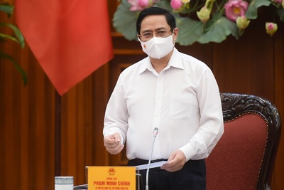 Thủ tướng Phạm Minh Chính chủ trì họp khẩn về phòng chống Covid-19