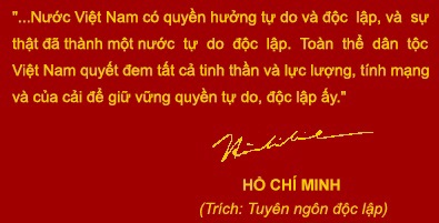 Vẹn nguyên Lời thề Độc lập