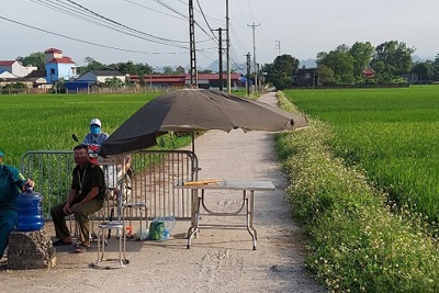 Chương Mỹ: Phong tỏa thôn Yên Lạc, xã Đồng Lạc nơi có ca nhiễm Covid -19