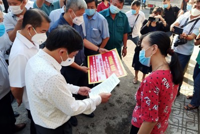 Đồng Nai: Bộ Y tế kiểm tra công tác phòng chống dịch Covid-19 tại khu nhà trọ phường Long Bình, TP Biên Hòa