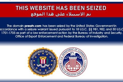Mỹ thu giữ hàng loạt website tin tức của Iran sau tuyên bố của Tổng thống Ebrahim Raisi
