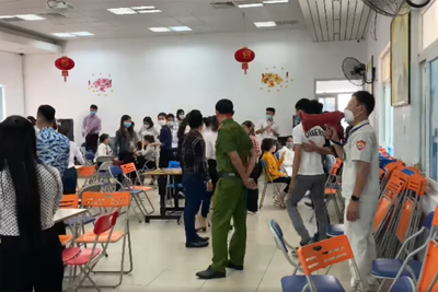 Đà Nẵng: Lập biên bản hơn 100 người tụ tập tại văn phòng công ty