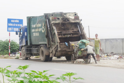 Xây dựng, Tháo dỡ điểm trung chuyển rác thải ở huyện Thanh Oai: Lòng vòng trách nhiệm