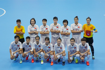 Futsal nữ Việt Nam giành Huy chương Bạc SEA Games 29